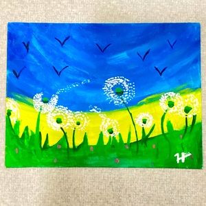 Dandelion Painting
